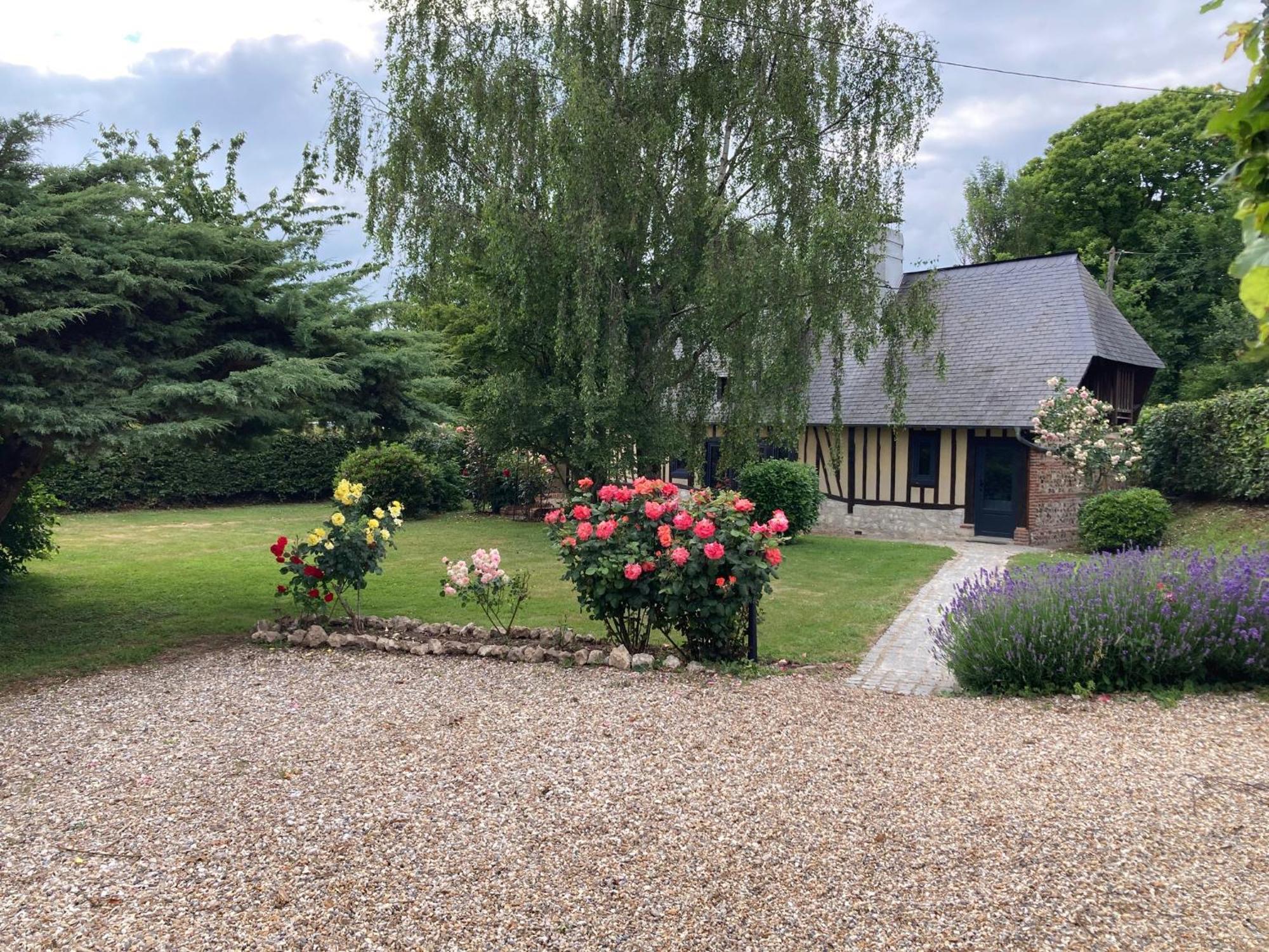 Villa L'Aube Normande Villequier Exterior foto