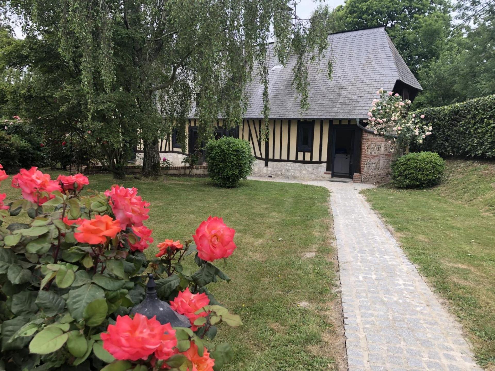 Villa L'Aube Normande Villequier Exterior foto